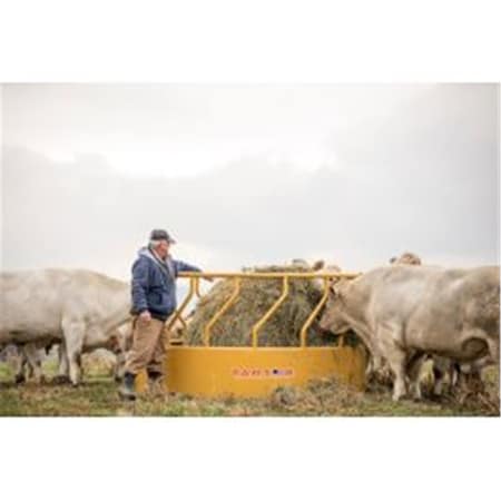 Tarter Super Round Bale Feeder, Yellow - 3 Piece TBF